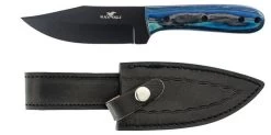 Black Eagle Bushcraftmes 24 Cm Blue Pakkawood