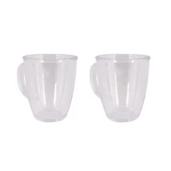 Bo-Camp Coupe Thermo Dubbelwand Dlx PC 2pcs Transparant