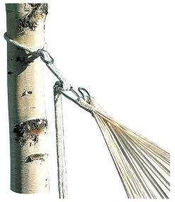 Bo-Camp Set De Montage Pour Hamac Silver -Camping Soldes bo camp bevestigingsset voor hangmat silver 1