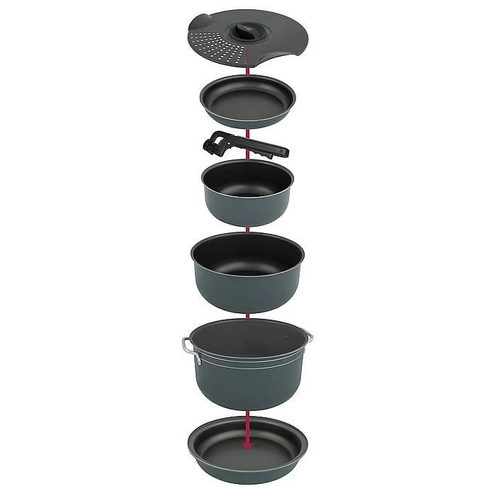 Bo-Camp Cookware Set 7 Pieces Anthracite 16 Bo-Camp Cookware Set 7 Pieces Anthracite – Image 16