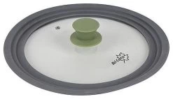 Bo-Camp Deksel Universel Glas-Silicone Grey-Green