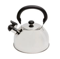 Bo-Camp Bouilloire à Sifflet Trend Compact Acier Inoxydable