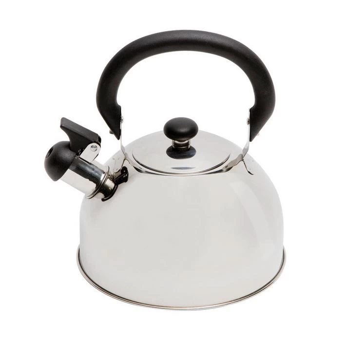 Bo-Camp Bouilloire à Sifflet Trend Compact Acier Inoxydable 1 Bo-Camp Bouilloire à Sifflet Trend Compact Acier Inoxydable