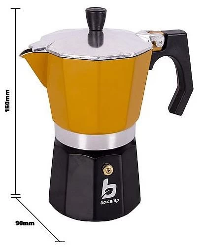 Bo-Camp Hudson Percolator 6-Cups Yellow-Black 5 Bo-Camp Hudson Percolator 6-Cups Yellow-Black â Image 5