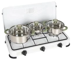 Bo-Camp Sets De Cuisson Elan 1 Plus En 3 Parties Acier Inoxydable Silver 7 Bo-Camp Sets De Cuisson Elan 1 Plus En 3 Parties Acier Inoxydable Silver -Camping Soldes bo camp pannenset elan 1 plus 3 dlg rvs 1
