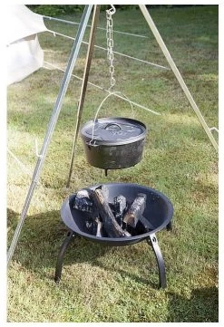 Bo-Camp - Urban Outdoor Dutch Oven 6QT Black -Camping Soldes bo camp urban outdoor dutch oven 6qt 1