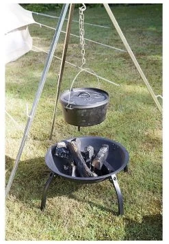 Bo-Camp - Urban Outdoor Dutch Oven 9QT Black -Camping Soldes bo camp urban outdoor dutch oven 9qt 4