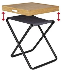 Bo-Camp - Urban Outdoor Feuille De Support / Dienblad 5 Bo-Camp - Urban Outdoor Feuille De Support / Dienblad -Camping Soldes bo camp urban outdoor oplegblad dienblad bruin 42 x 42 x 5 cm bruin 1