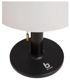 Bo-Camp - Urban Outdoor Solar Lampe De Table White-Black -Camping Soldes bo camp urban outdoor solar tafellamp white black 1