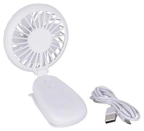 Bo-Camp Ventilator Avec Klem Mini White 1 Bo-Camp Ventilator Avec Klem Mini White