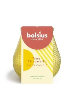 Bolsius PatioLight True Yellow -Camping Soldes bolsius patiolight true yellow 1