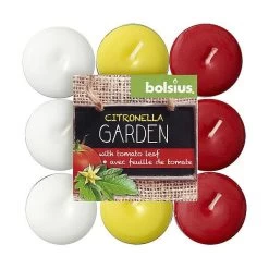 Bolsius Bougies Chauffe-plat Citronella-Tomaten Blad