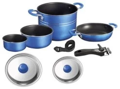 Brunner Skipper Sets De Cuisson 7+1 Ă 18cm Blue