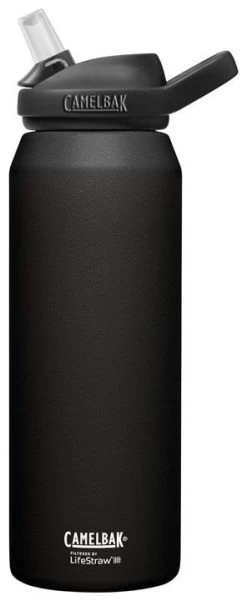 Camelbak Eddy+ 1 L Vacuum Insul Filtered By Lifestraw -Camping Soldes camelbak eddy 1 l vacuum insul filtered by lifestraw black 1 l black 0