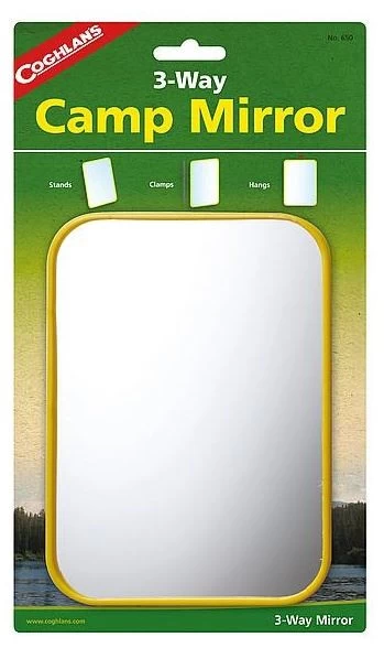 Coghlans Mirror For Camping Yellow 2 Coghlans Mirror For Camping Yellow – Image 2