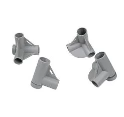 Defa Pièces De Coin Réglable 4 St Grey