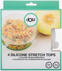 Dotz Silicone Vershouddeksels Set De 4 2x ø 11cm, 2x ø 14cm
