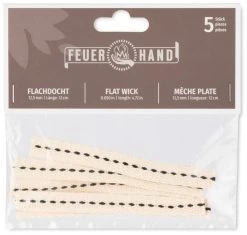 Feuerhand Flat Wick 100 Cm 5 Pieces