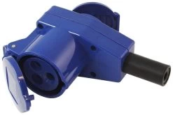 Gimeg CEE Contrastekker Perpendiculaire Avec Stopcontact Blue