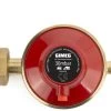Gimeg Régulateur Gaz Protection Anti-arrachement 30Mbar Kombi Avec 1/4 Inch Gauche Red