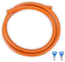 Gimeg HD Tuyau De Gaz PVC Avec 2 Colliers De Serrage 1 M