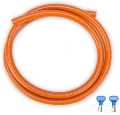 Gimeg HD Tuyau De Gaz PVC Avec 2 Colliers De Serrage 3 M