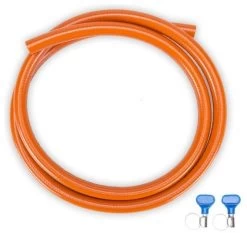 Gimeg HD Tuyau De Gaz PVC Avec 2 Colliers De Serrage 5 M