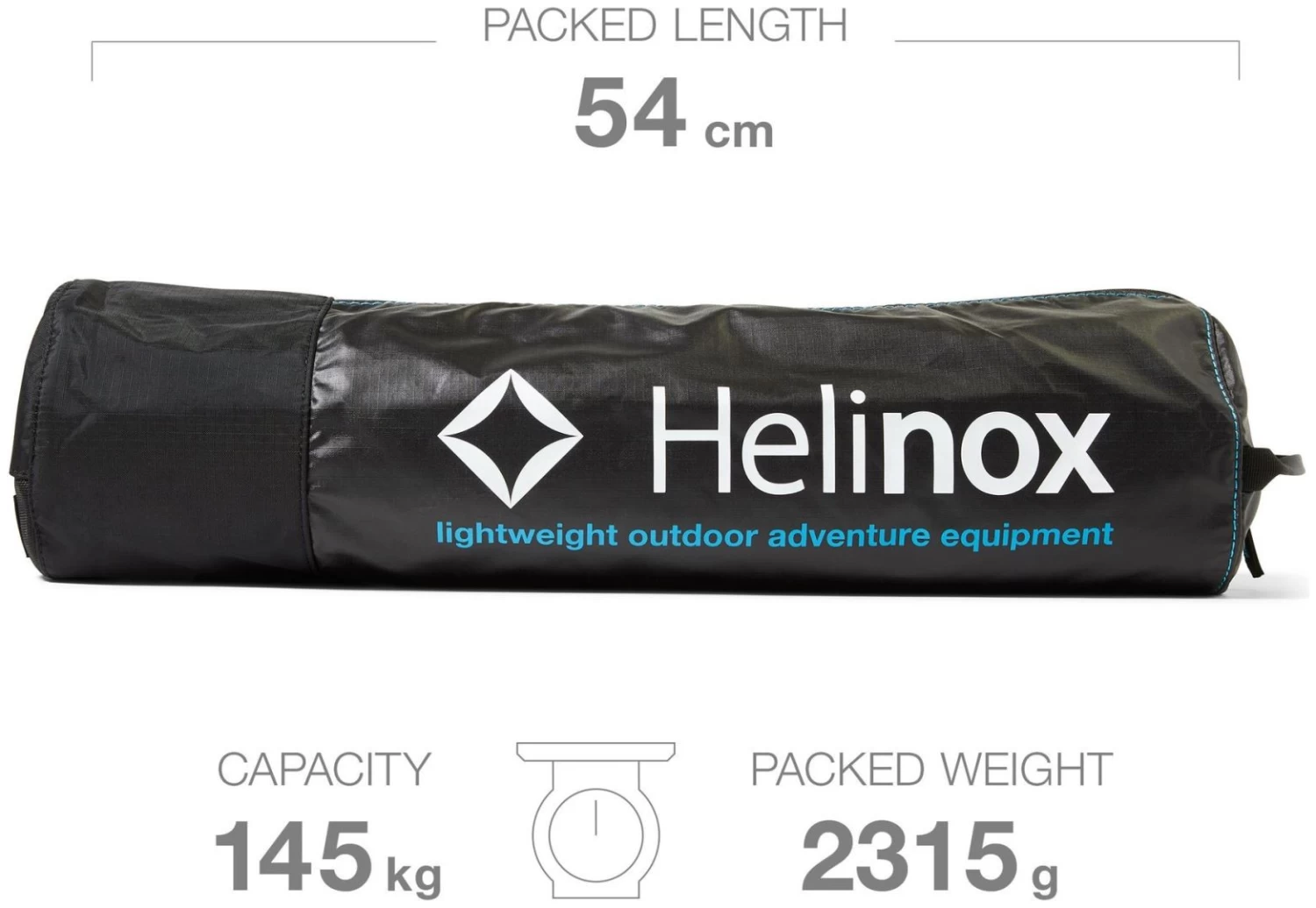 Helinox Cot One Convertible Black-Blue 5 Helinox Cot One Convertible Black-Blue – Image 5