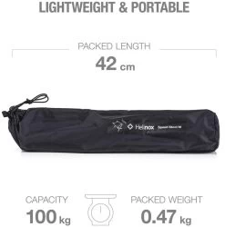 Helinox Speed Stool -Camping Soldes helinox speed stool black black 1