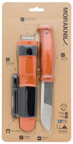Morakniv Kansbol Surival Kit Burnt Orange -Camping Soldes morakniv kansbol surival kit burnt orange 1