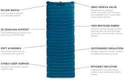 Nemo Quasar 3D Insulated Regular Wide Bluebird -Camping Soldes nemo quasar 3d insulated regular wide bluebird 3