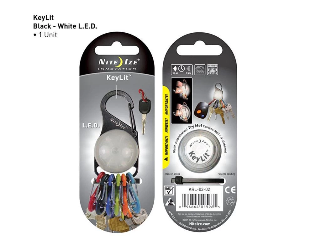 Nite Ize KeyLit 6 Colors 1 Nite Ize KeyLit 6 Colors