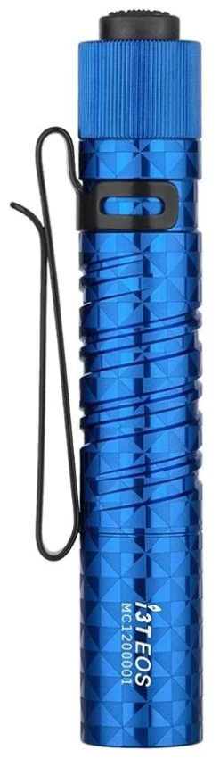Olight I3T EOS Pinwheel Blue Limited Edition Blauw -Camping Soldes olight i3t eos pinwheel blue limited edition blauw 1