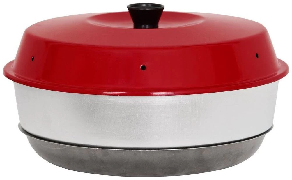 Omnia Oven Red-Silver 2 Omnia Oven Red-Silver – Image 2
