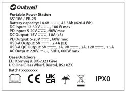 Outwell Akira 600 Power Station 11 Outwell Akira 600 Power Station -Camping Soldes outwell akira 600 power station blue shadow 17 x 26 x 20 cm blue shadow 4