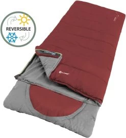 Outwell Contour Lux 5 Outwell Contour Lux -Camping Soldes outwell contour lux red left zip red 0