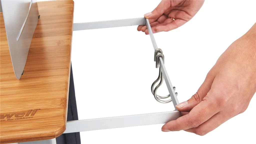 Outwell Padres Kitchen Table W/Bamboo Table Top Shadow Grey 3 Outwell Padres Kitchen Table W/Bamboo Table Top Shadow Grey – Image 3