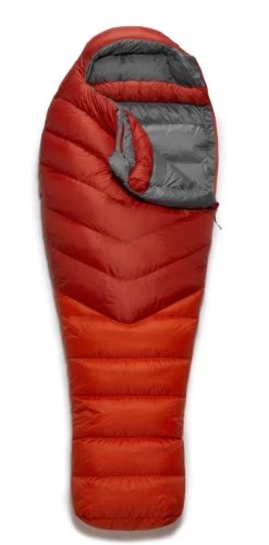 RAB Ascent 900 Down Sleeping Bag Regular -Camping Soldes rab ascent 900 down sleeping bag oxblood red left zip oxblood red 1
