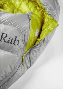 RAB Mythic 200 -Camping Soldes rab mythic 200 cloud left zip cloud 9