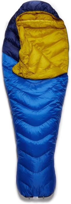 RAB Neutrino 200 Long -Camping Soldes rab neutrino 200 long nightfall blue left zip nightfall blue 2