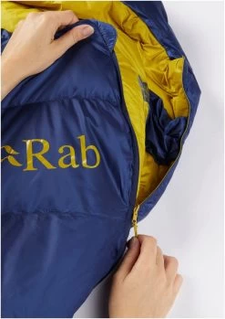 RAB Neutrino 400 Women's -Camping Soldes rab neutrino 400 women s nightfall blue left zip nightfall blue 8