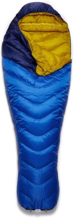 RAB Neutrino 600 Long -Camping Soldes rab neutrino 600 long nightfall blue left zip nightfall blue 1