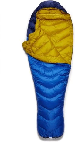 RAB Neutrino 600 Regular -Camping Soldes rab neutrino 600 regular nightfall blue left zip nightfall blue 3