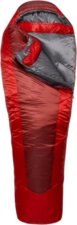 RAB Solar Eco 3 Wide -Camping Soldes rab solar eco 3 wide oxblood red left zip oxblood red 1
