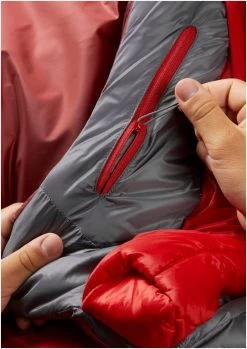 RAB Solar Eco 3 Wide -Camping Soldes rab solar eco 3 wide oxblood red left zip oxblood red 9