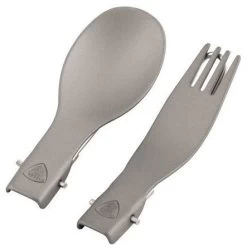 Robens Folding Alloy Coutellerie Set Silver -Camping Soldes robens folding alloy cutlery set 1