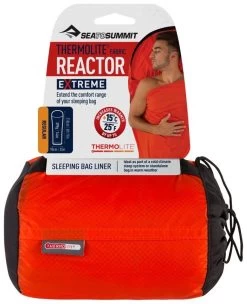 Sea To Summit Thermolite Reactor Extreme Mummy Liner Drap Sac De Couchage Red