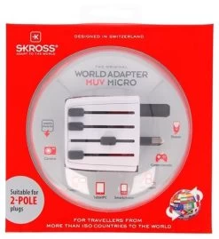 Skross Prise De Voyage World Adapter MUV Micro -Camping Soldes skross reisstekker world adapter muv micro 4