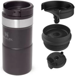 Stanley The NeverLeak Travel Mug 0,25 L 13 Stanley The NeverLeak Travel Mug 0,25 L -Camping Soldes stanley the neverleak travel mug 0 25 l matte black 250 ml matte black 1