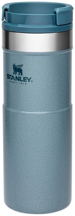 Stanley The NeverLeak Travel Mug 0,47L -Camping Soldes stanley the neverleak travel mug 0 47l hammertone ice 470 ml hammertone ice 0
